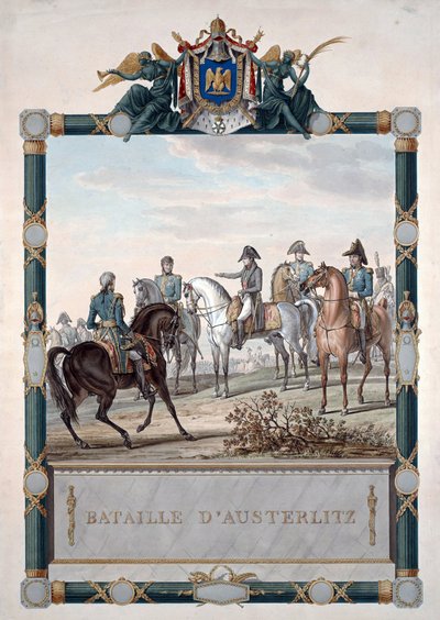 A Batalha de Austerlitz em 2 de Dezembro de Carle Vernet