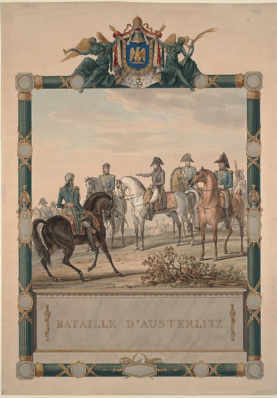 A Batalha de Austerlitz em 2 de dezembro de 1805, 1805 de Carle Vernet