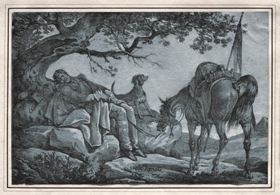 O soldado adormecido. de Carle Vernet