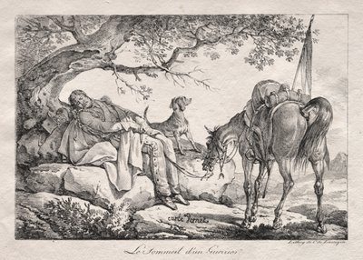 O soldado adormecido. de Carle Vernet