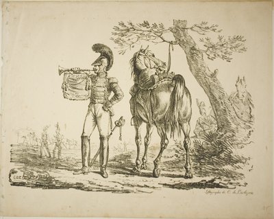 Trompetista dos Fuzileiros de Carle Vernet