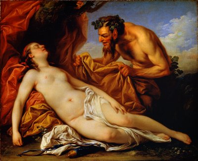 Júpiter e Antíope, c1753 de Carle van Loo