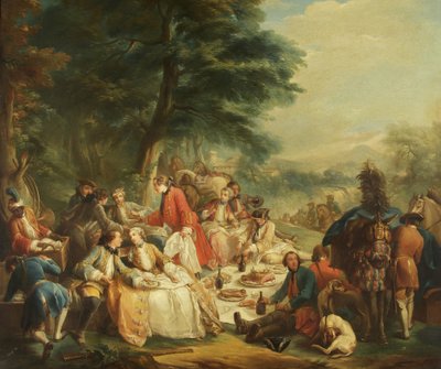 Descansar na Caça de Carle van Loo