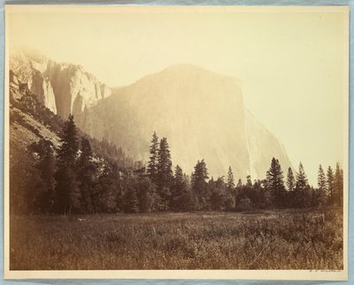 El Capitan, Yosemite de Carleton E. Watkins