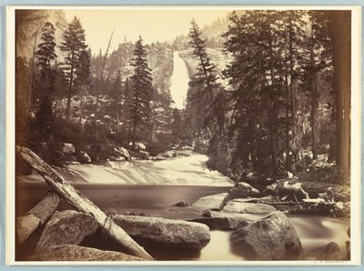 Nevada Fall, Yosemite de Carleton E. Watkins