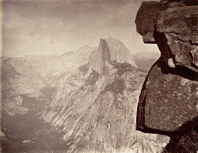 South Dome, Yosemite, c. 1872, impresso ca. 1876. de Carleton E. Watkins.