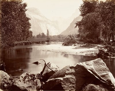 The Domes, Yosemite, ca. 1872, impresso ca. 1876. de Carleton E. Watkins.