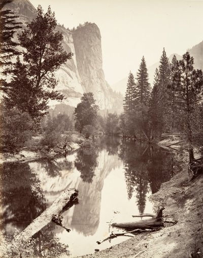 Torre Washington, Yosemite, c. 1872, impresso ca. 1876. de Carleton E. Watkins.
