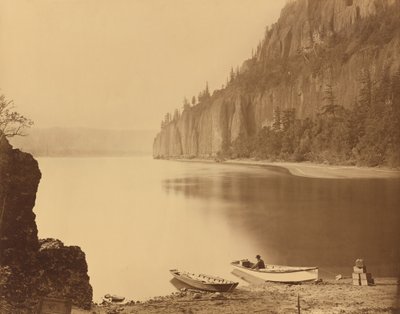 Cabo Horn, Rio Columbia, 1867. de Carleton Emmons Watkins