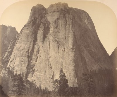 Pedra da Catedral, 1861. de Carleton Emmons Watkins