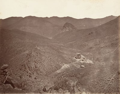 Sutro Tunnel Shaft No. 2, 1875, impresso ca. 1876. de Carleton Emmons Watkins
