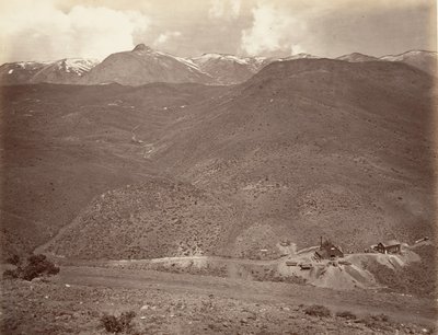 Sutro Tunnel Shaft No. 2, 1875, impresso ca. 1876. de Carleton Emmons Watkins