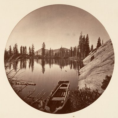[Parque Nacional de Yosemite, Califórnia], c. 1878. de Carleton Emmons Watkins