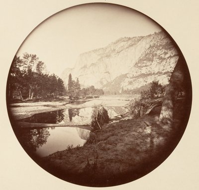 [Parque Nacional de Yosemite, Califórnia], c. 1878. de Carleton Emmons Watkins