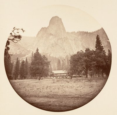 [Parque Nacional de Yosemite, Califórnia], c. 1878. de Carleton Emmons Watkins