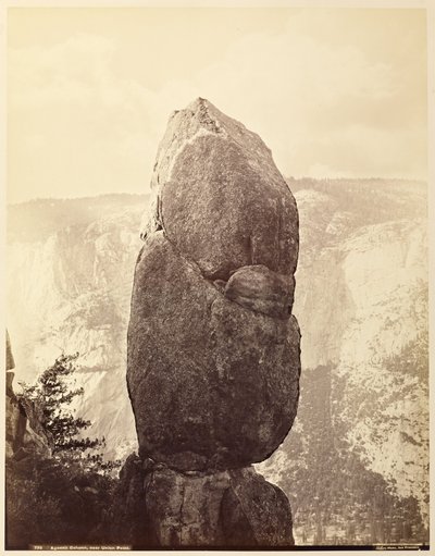 Coluna Agassiz, perto de Union Point de Carleton Watkins