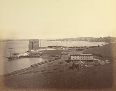 [Cidade de Vallejo vista de South Vallejo] de Carleton Watkins