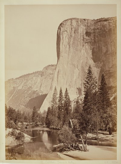El Capitan, vale de Yosemite de Carleton Watkins