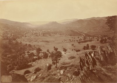 Vista geral de Tehachapi Loop, S.P.R.R. de Carleton Watkins