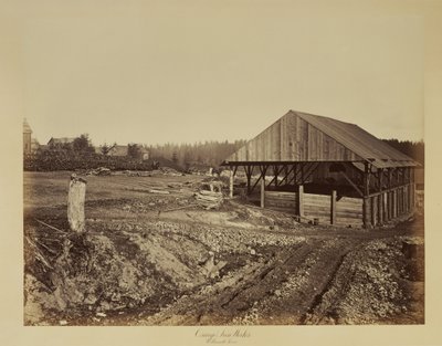 Fábrica de ferro de Oswego, rio Willamette de Carleton Watkins