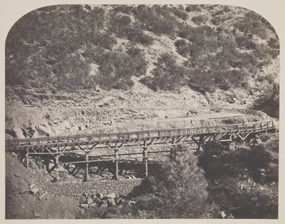 Ponte ferroviária, Cabo Horn, Condado de Mariposa de Carleton Watkins
