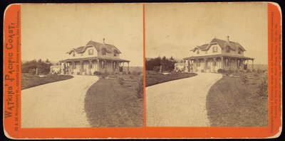 Residência não identificada, provavelmente na Califórnia de Carleton Watkins