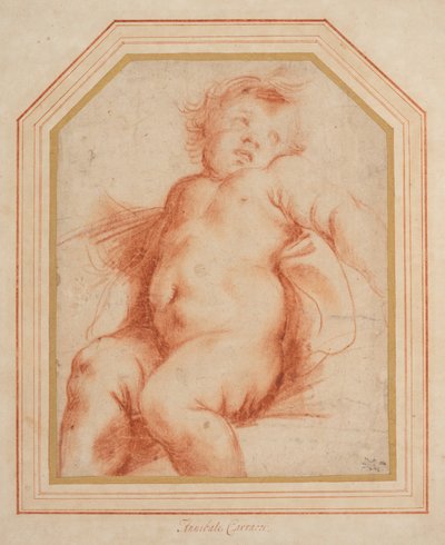 Bebé nu de Carlo (attr. to) Cignani