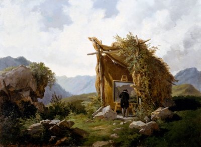 Artistas no campo de Carlo Ademollo