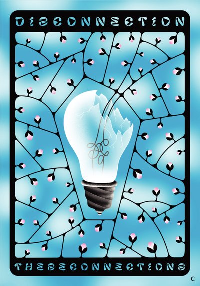 Desconexões, estas ligações, 2020 (ilustração digital) de Carlo Alberto Giardina