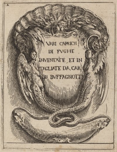 Frontispício de Carlo Antonio Buffagnotti