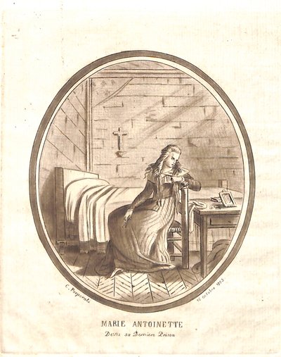A última prisão de Maria Antonieta de Carlo Antonio Porporati