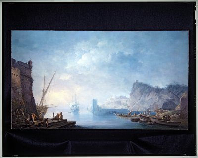 Paisagem costeira de Carlo Bonaria or Bonavia