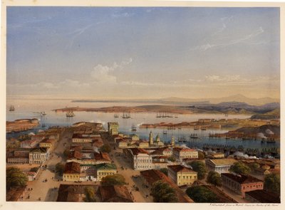 Vista geral de Sebastopol, 1856 de Carlo Bossoli