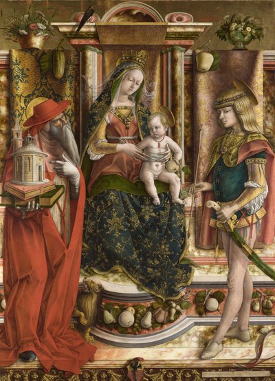 Nossa Senhora da Andorinha A Madona da Andorinha, depois de 1490 de Carlo Crivelli