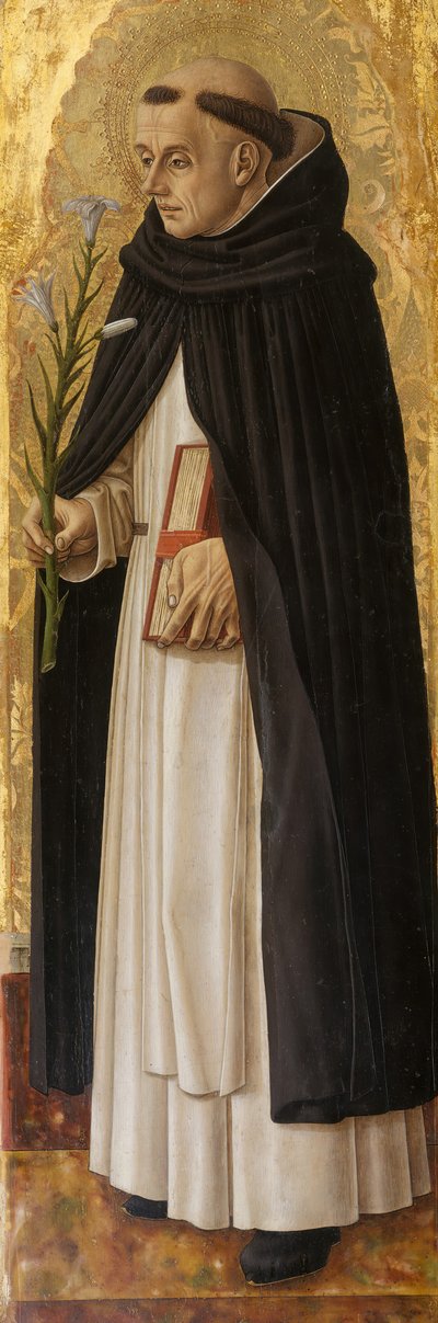 São Domingos, 1472. de Carlo Crivelli