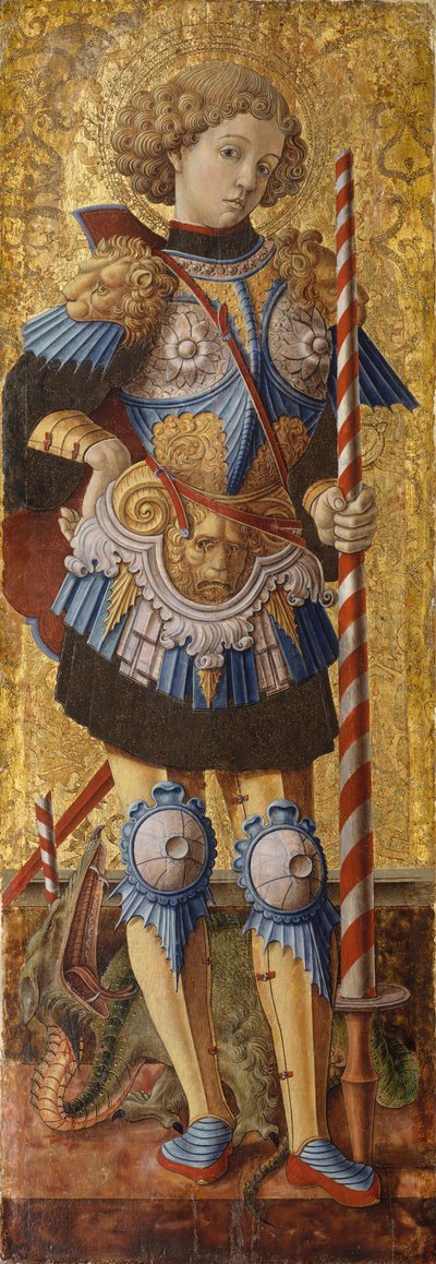 São Jorge, 1472. de Carlo Crivelli