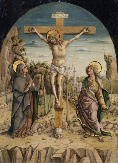 A Crucificação, c.1487 de Carlo Crivelli