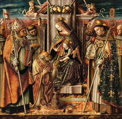 A Entrega das Chaves, c. 1490 de Carlo Crivelli