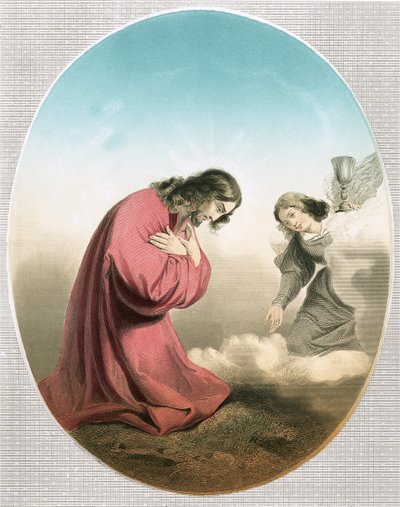 Anjo aparecendo a Cristo de Carlo Dolci