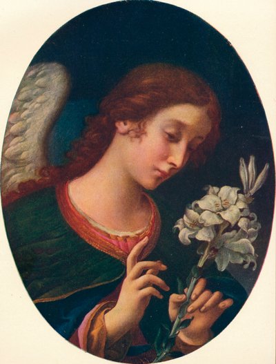 Anjo da Anunciação, século XVII de Carlo Dolci
