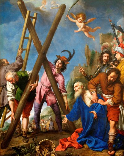 Santo André rezando antes de seu martírio, 1643. de Carlo Dolci