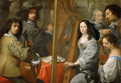 Autorretrato com a Família, c. 1650. de Carlo Francesco Nuvolone