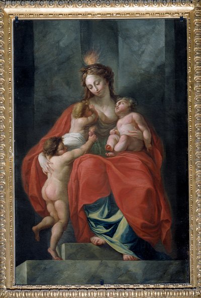 Alegoria dos treze valores da república: a caridade (Pintura, depois de 1783) de Carlo Giuseppe Ratti
