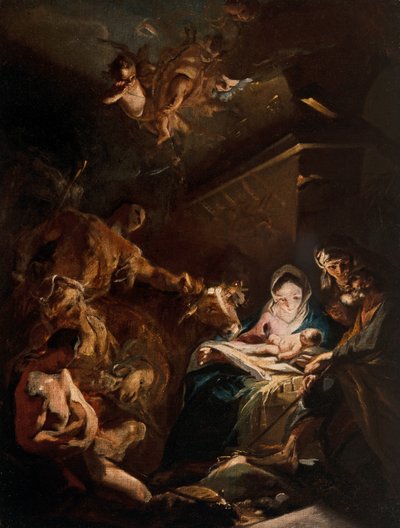 A Adoração dos Pastores de Carlo Innocenzo Carlone