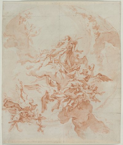 A Assunção da Virgem, c. 1754 de Carlo Innocenzo Carlone