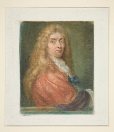 Charles Lebrun, de Ritratti di pittori (Retratos de Pintores) de Carlo Lasinio