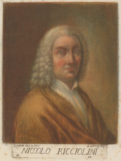 Nicolau Ricciolini, 1789. de Carlo Lasinio
