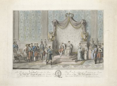 Príncipe de Neuchâtel para Maria Luísa da Áustria de Carlo Lasinio