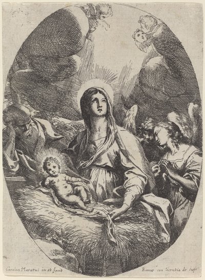 A Sagrada Família com os Anjos de Carlo Maratta