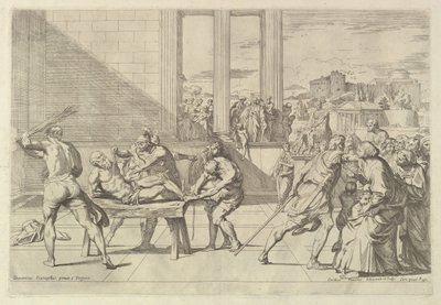 Martírio de Santo André. de Carlo Maratta or Maratti